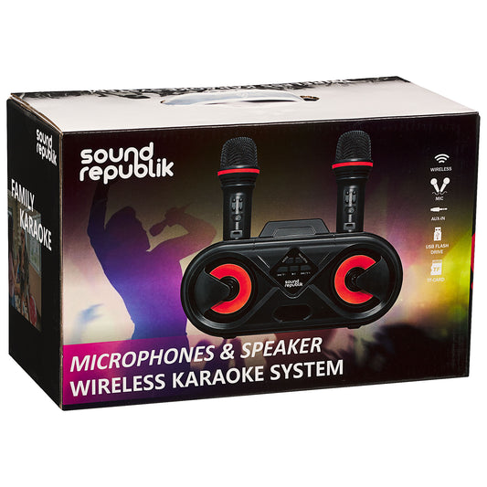 Karaoke Speaker with 2 Mics