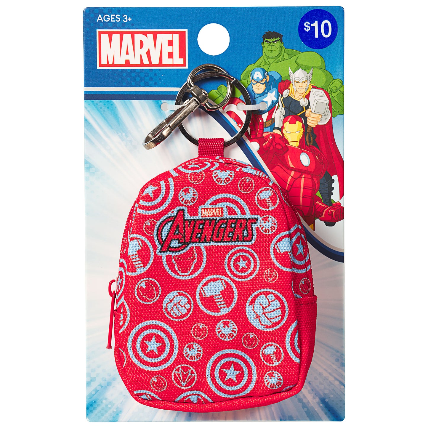 Avengers Icons Mini Backpack Bag Tag