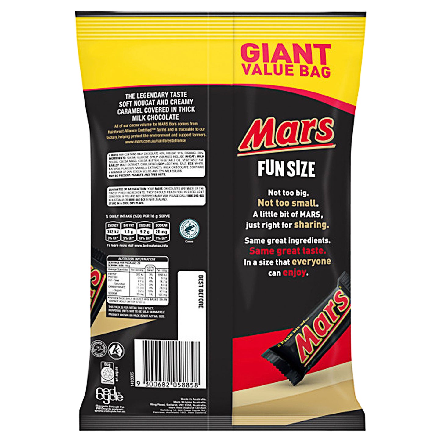 Mars Fun Size Value Bag 320G