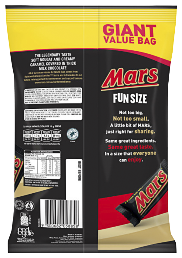 Mars Fun Size Value Bag 320G