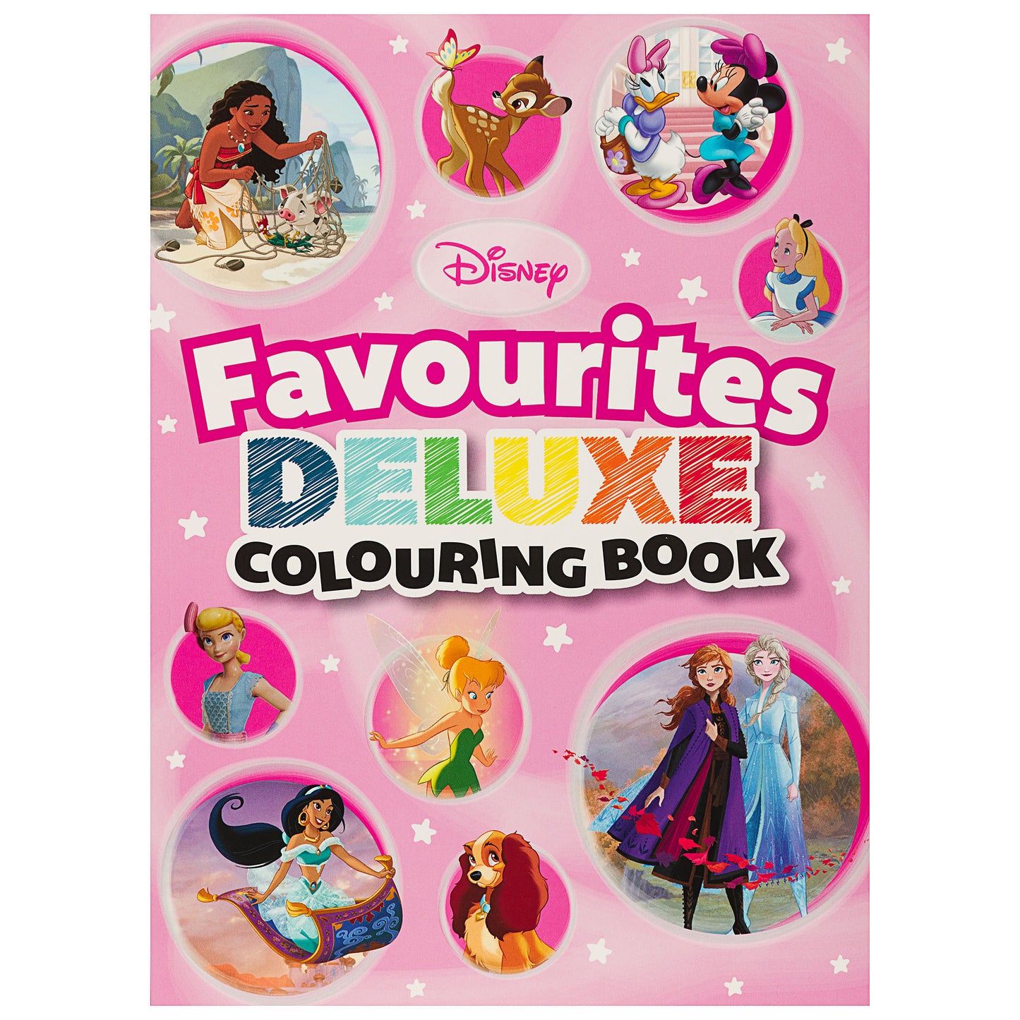 Disney Favourites Colouring Book Pink