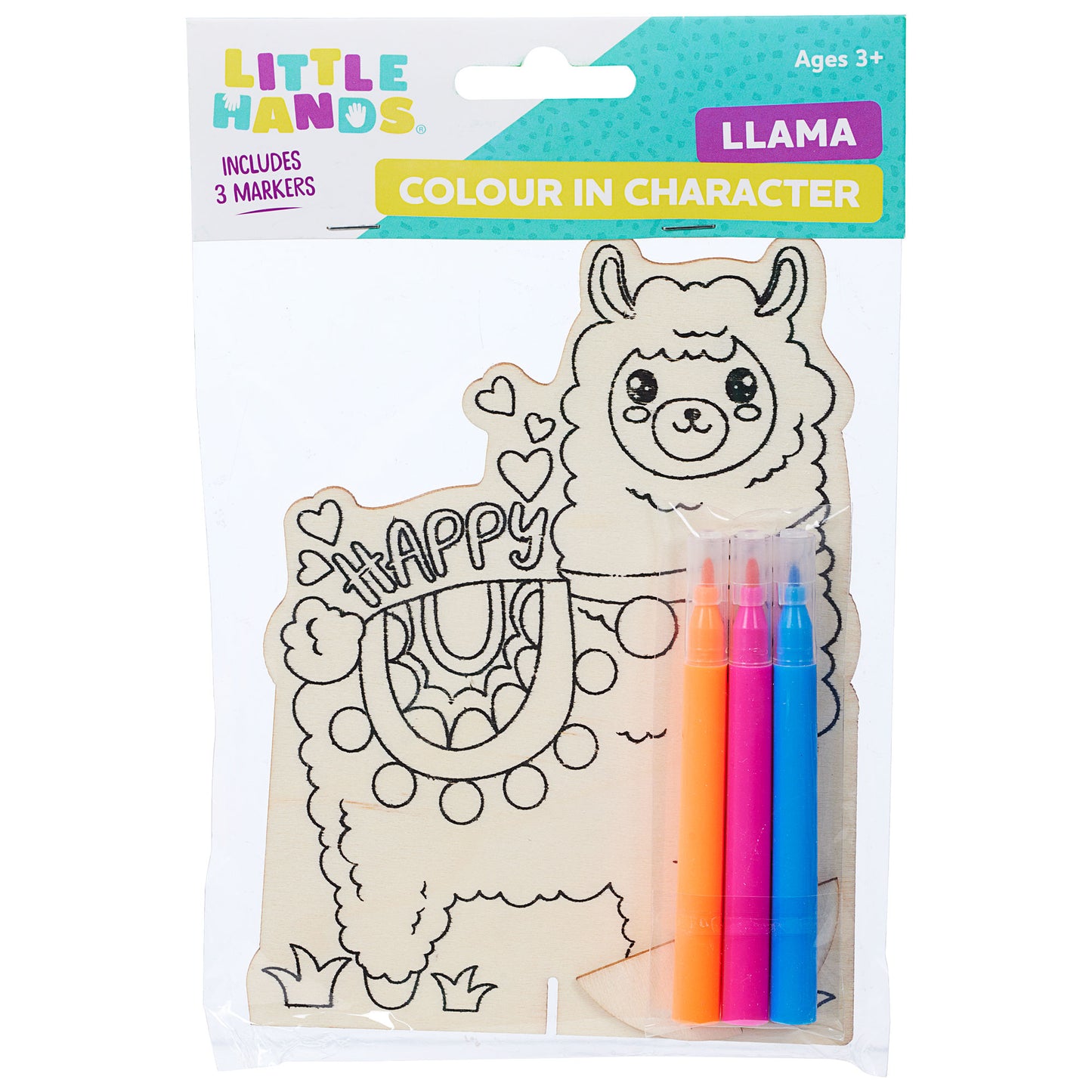 Little Hands Colour-In Character Llama