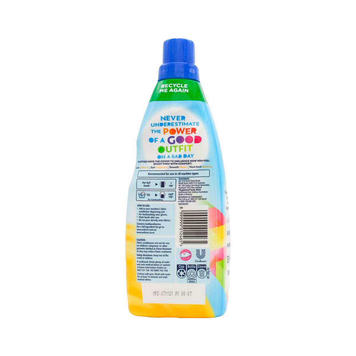 Comfort Sunshiny Days  Fabric Conditioner 800mL