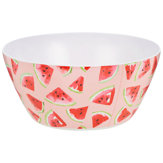 Watermelon Melamine Salad Bowl 25cm