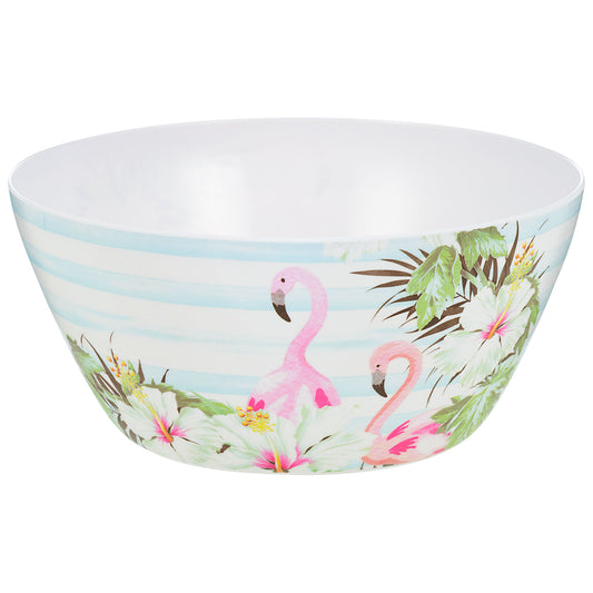 Flamingo Melamine Salad Bowl 25cm