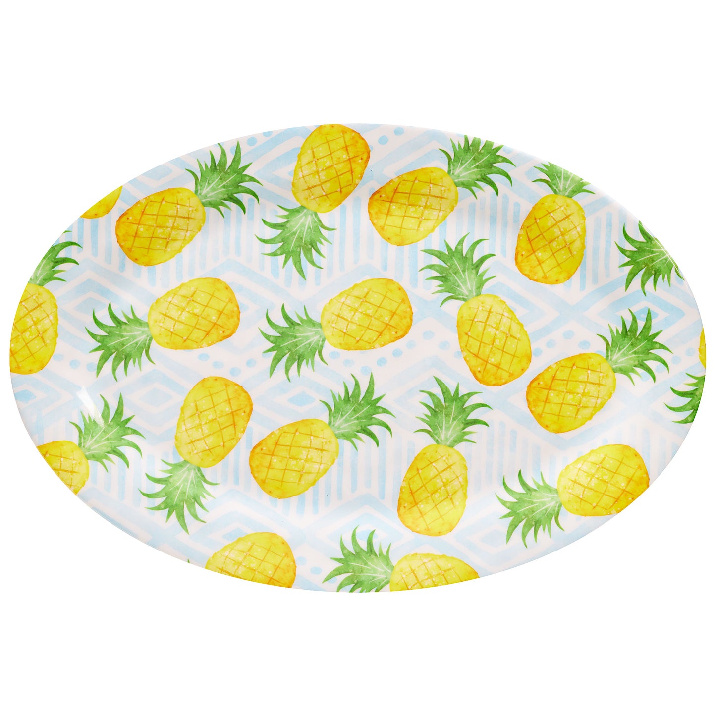 Pineapple Melamine Platter 40x28cm