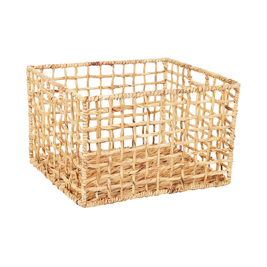 Open Weave Hyacinth Basket 45x35x25cm