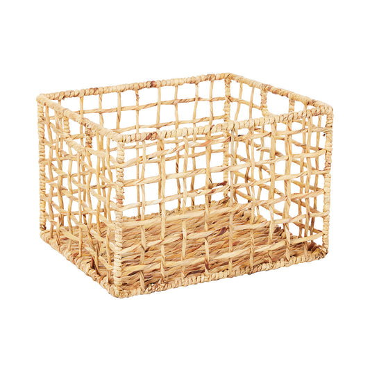 Open Weave Hyacinth Basket 40x30x22cm