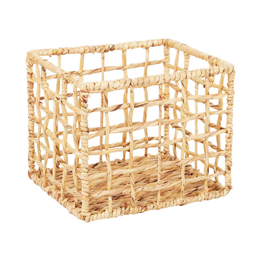 Open Weave Hyacinth Basket 30x20x16cm