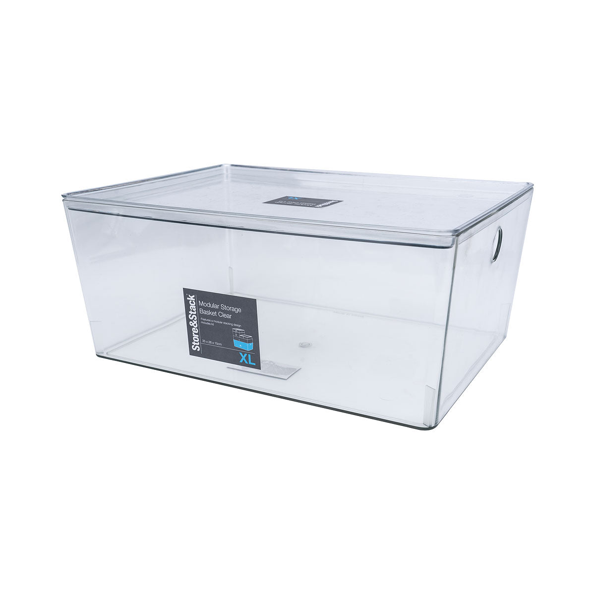 Modular Storage Container Clear XL – The Reject Shop