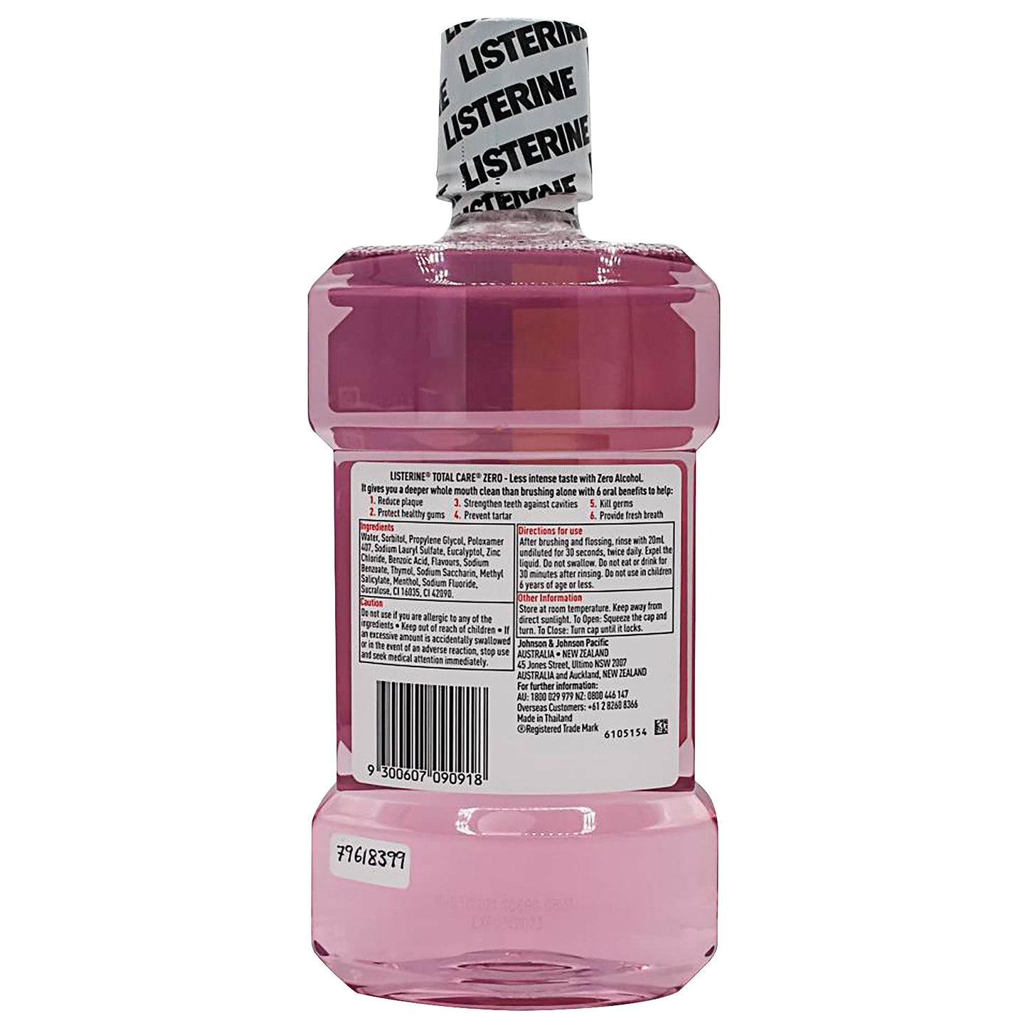 Listerine Mouth Wash Total Care 1L