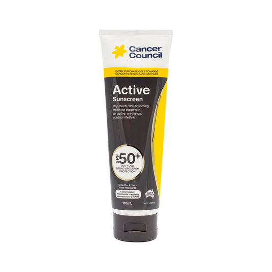 Cancer Council Active Sunscreen SPF50+ 110ML