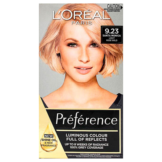 L'Oréal Paris Preference Santa Monica 9.23 Light Rose Gold