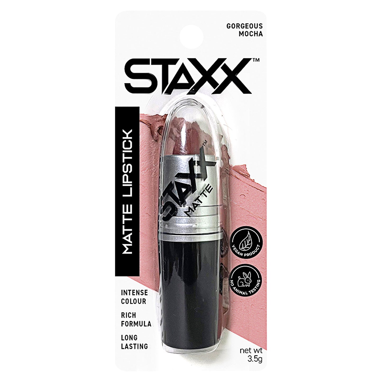 STAXX Perfect Matte Lipstick Gorgeous Mocha