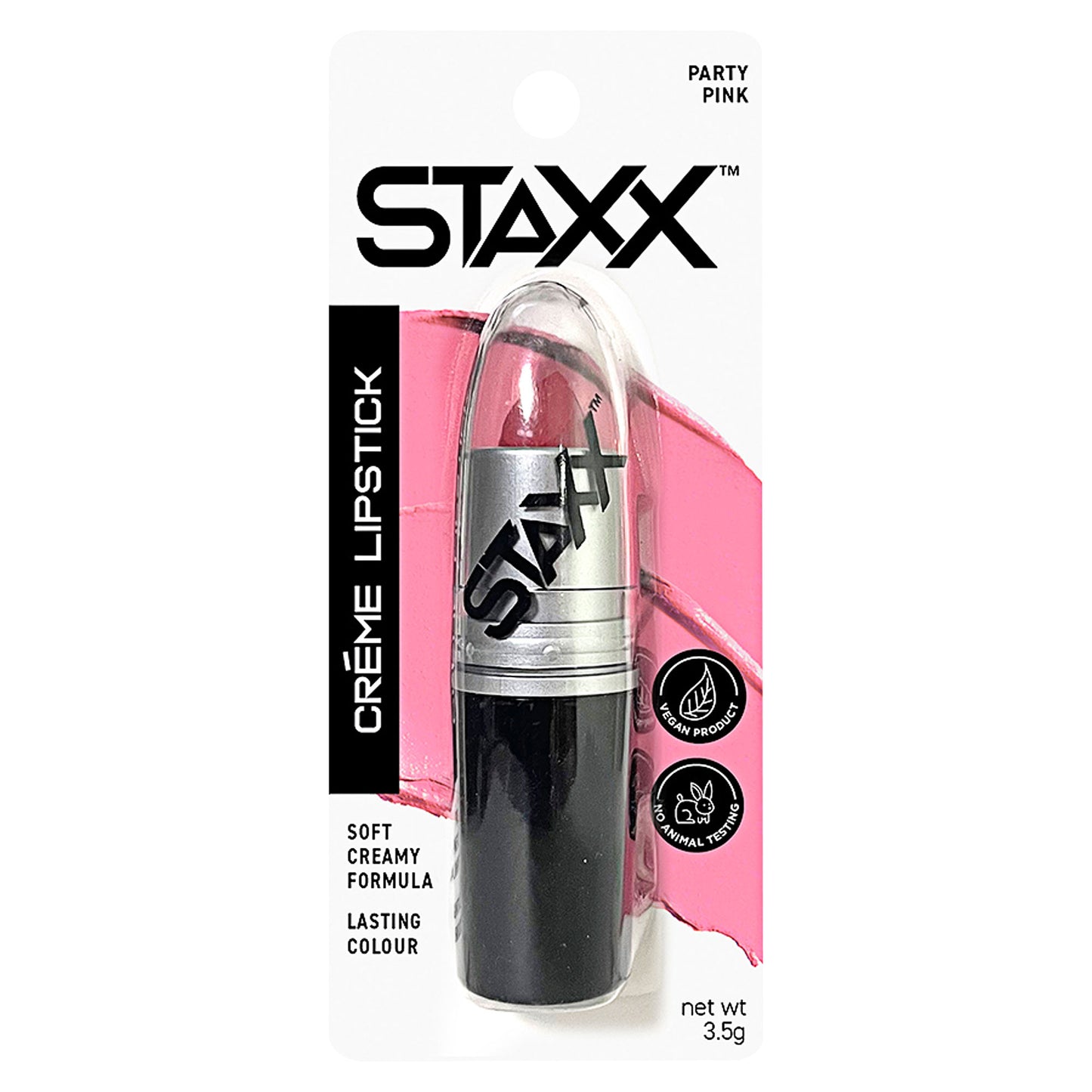 STAXX Perfect Lips Crème Lipstick Party Pink