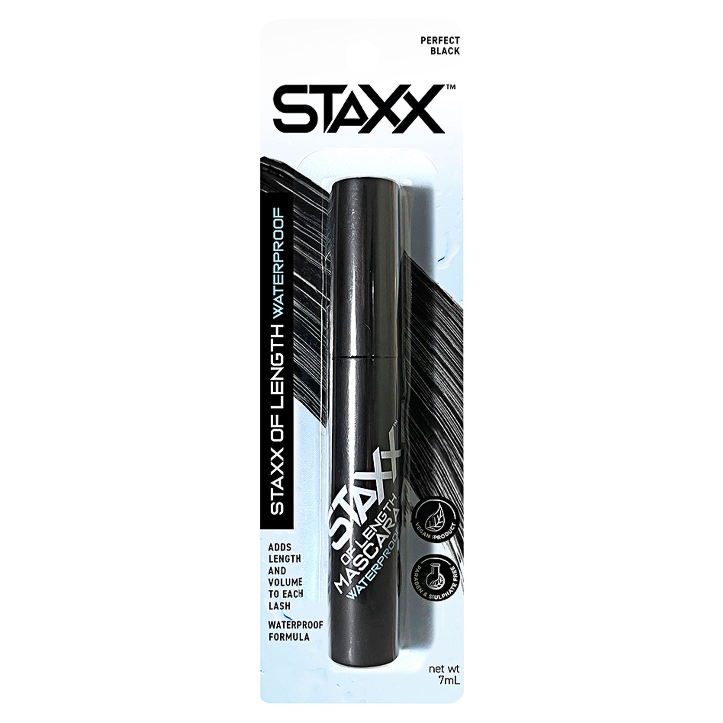 STAXX Of Length Mascara Perfect Black Waterproof