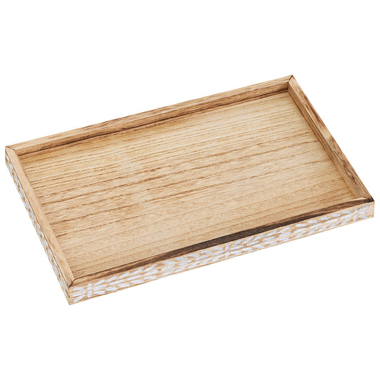 Décor Tray White Wash