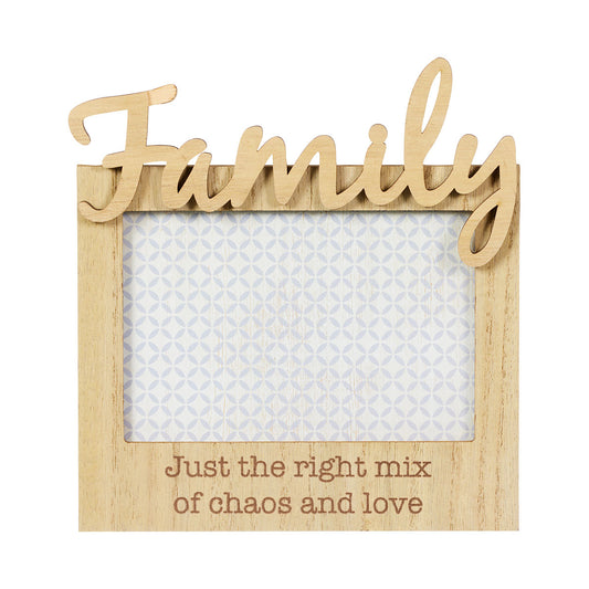 Family Wooden Décor Frame 4x6"