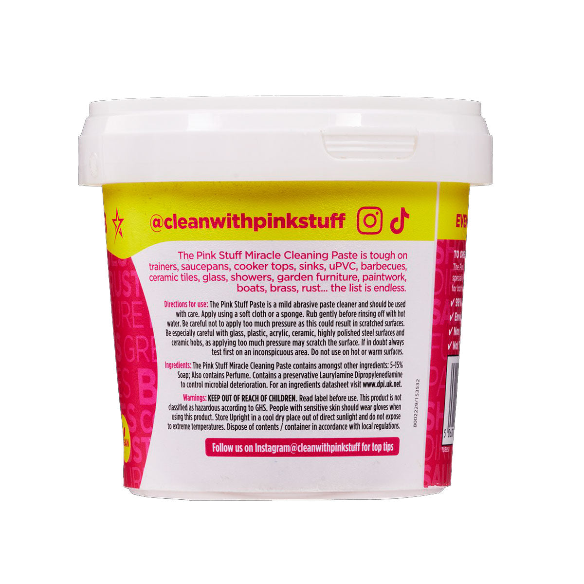 The Pink Stuff Cleaning Paste 850g The Reject Shop The pink stuff cleaning paste 850g the reject shop