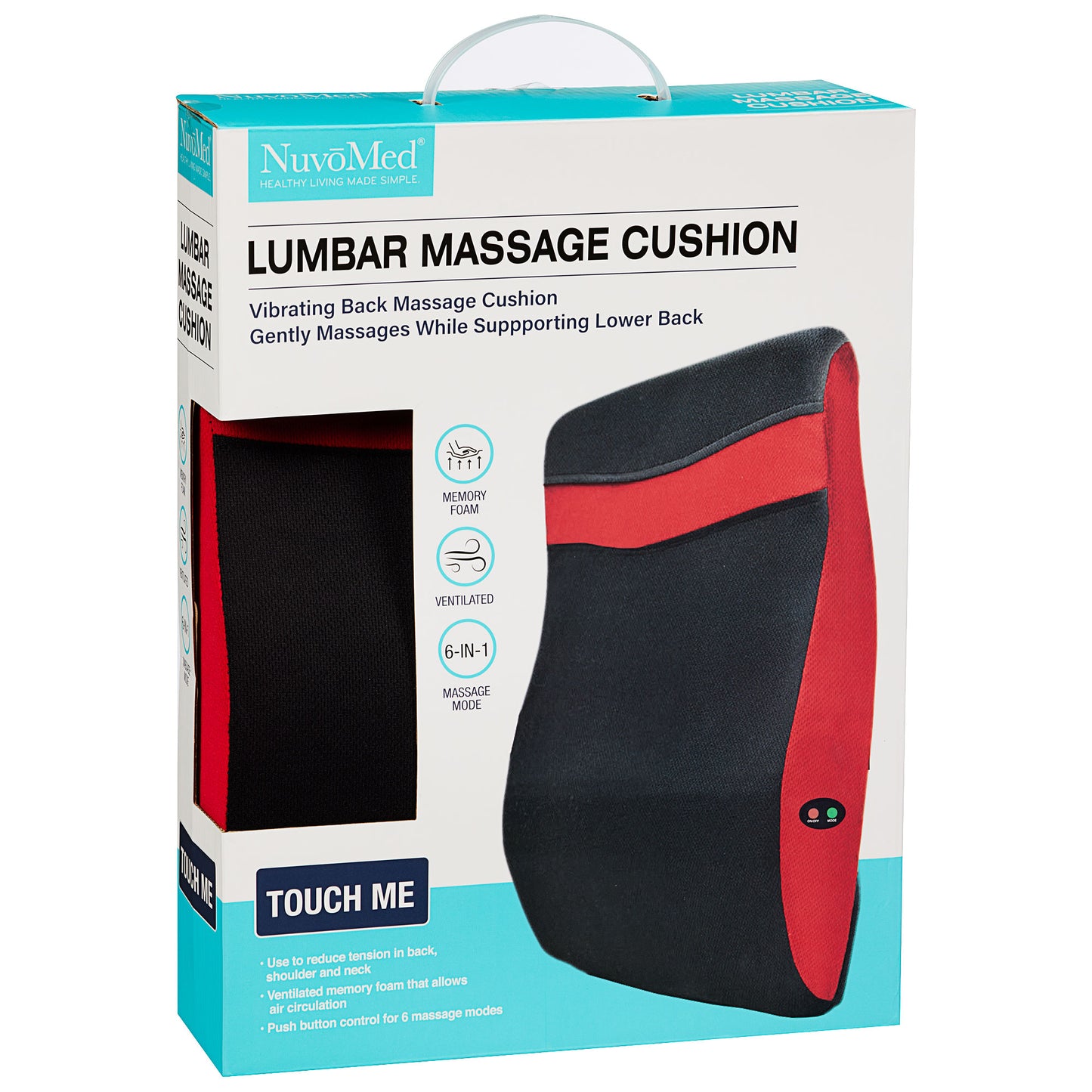 Vibrating Back Cushion Massage Pillow