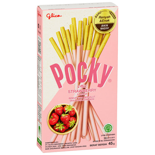 Pocky Stick Biscuits Strawberry 45g