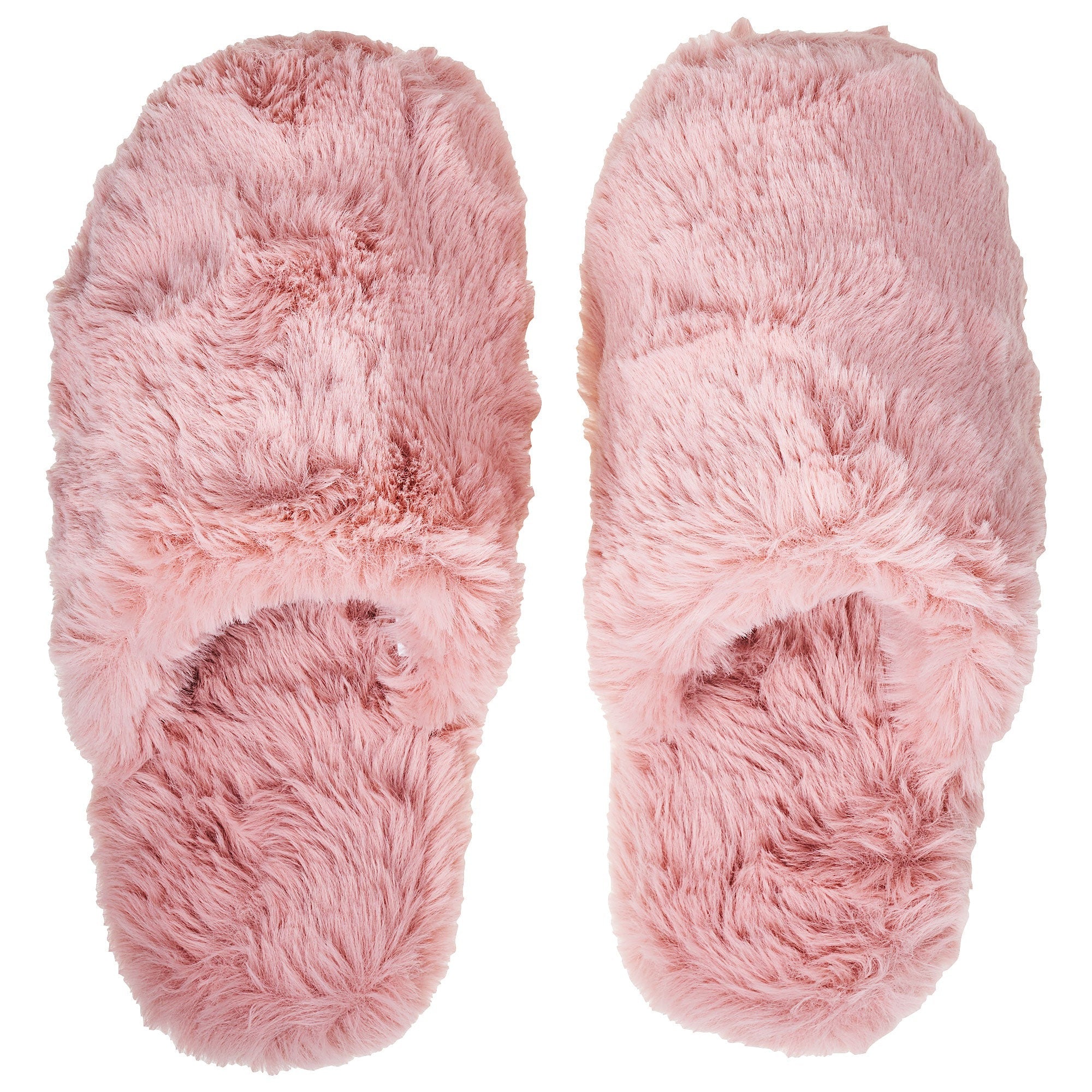 Women's Fluffy Scuffs Pink – The Reject Shop