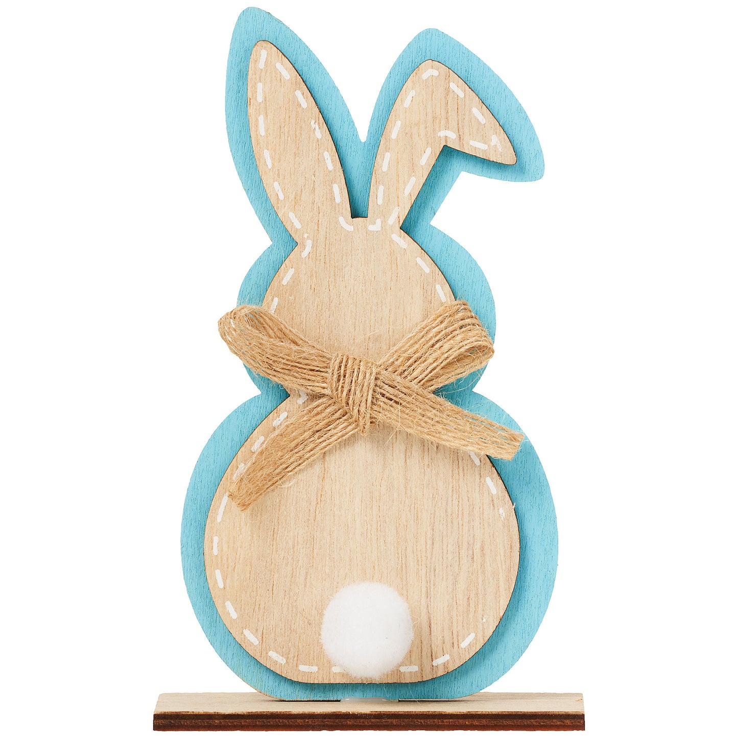 Easter Coloured Edge Bunny Decoration