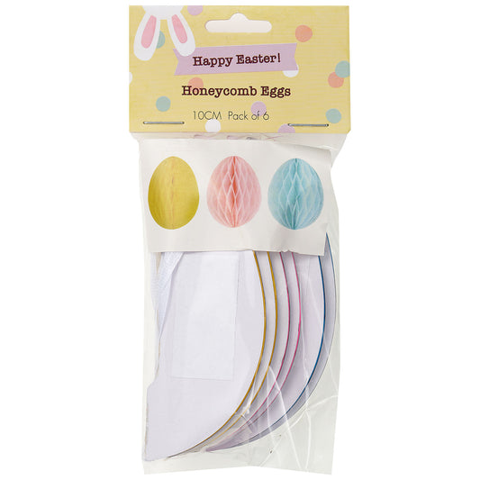 Honeycomb Egg 10cm 6pk