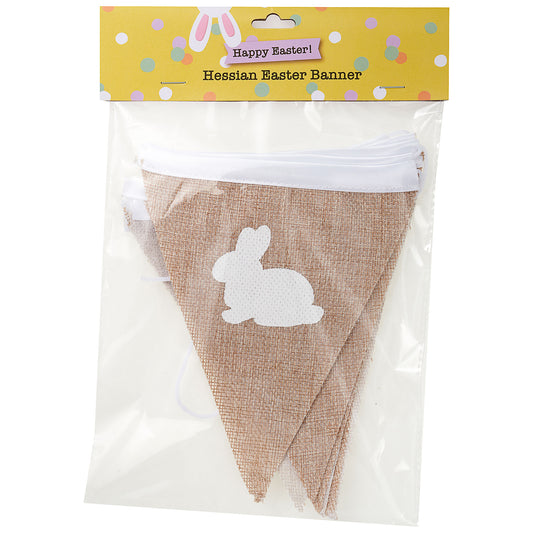 Hessian Easter Banner