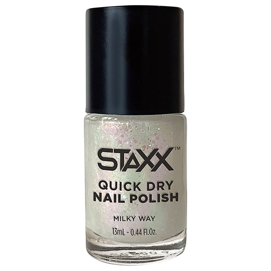 STAXX Quick Dry Nail Polish Milky Way