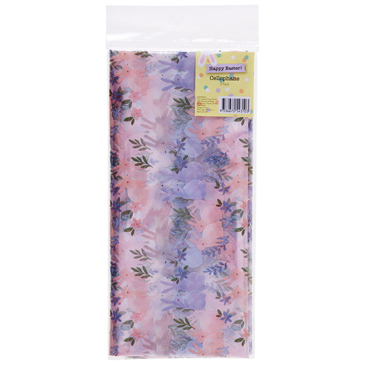 Easter Printed Cellophane 70x100cm 2pk