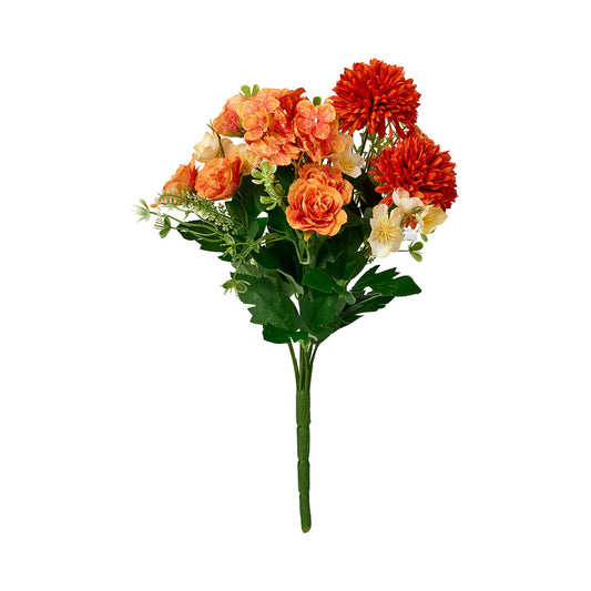 Mixed Faux Bouquet Pink/Orange