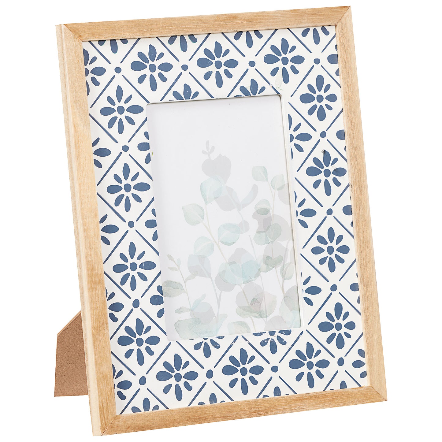 Wooden Pattern Décor Frame 4x6"