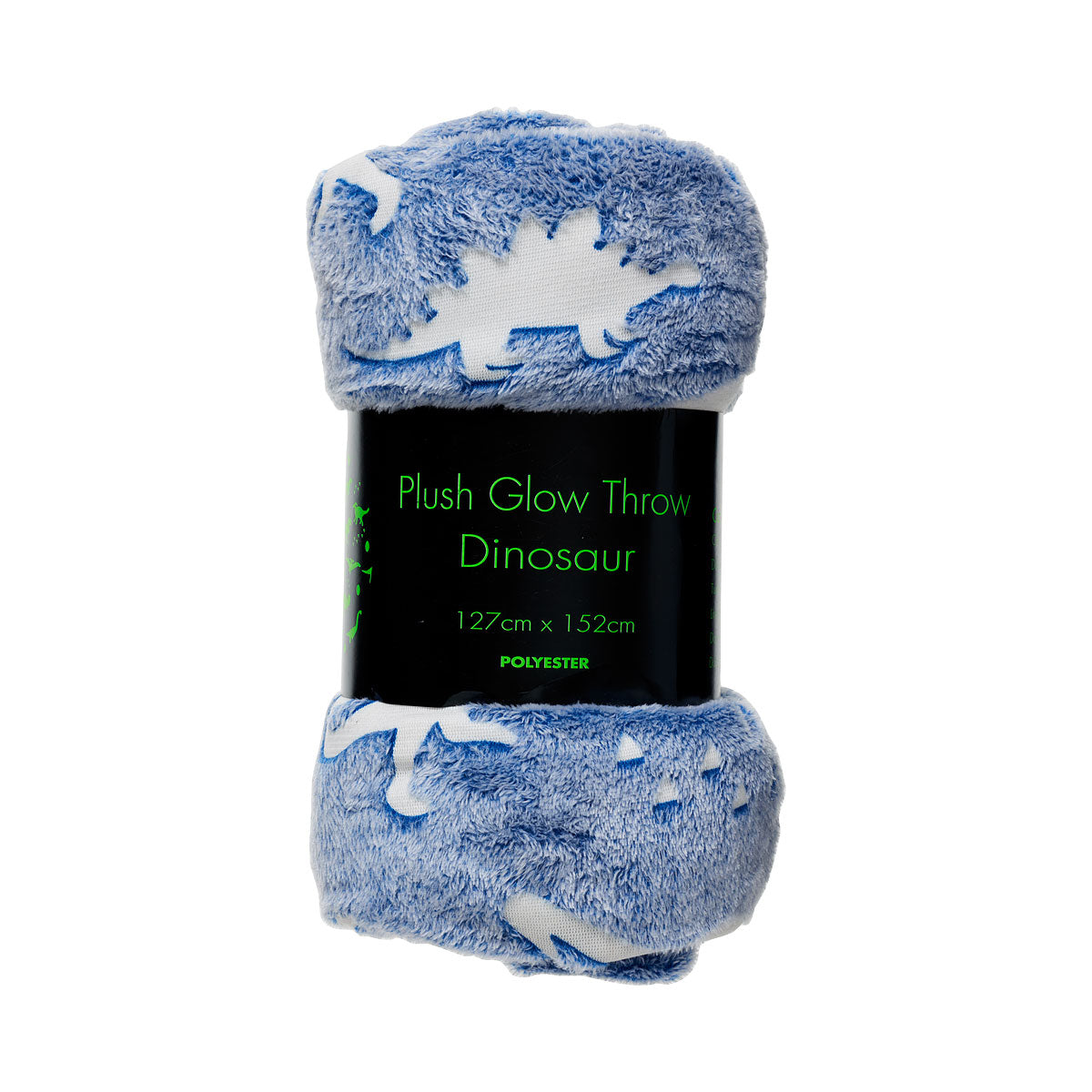 Plush Glow Throw Dinosaur