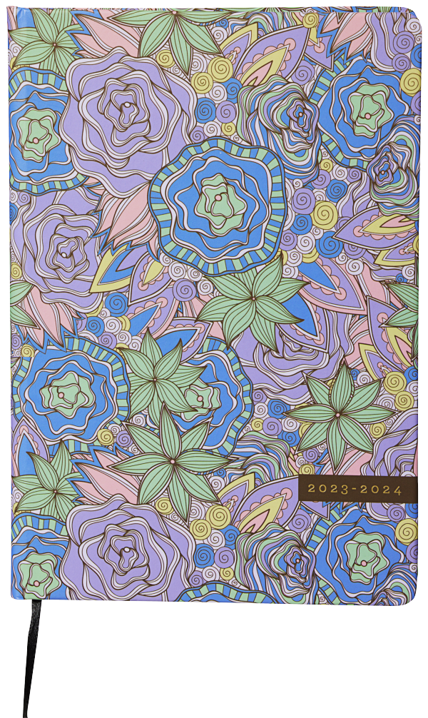 A5 Diary 2023/2024 Week View Art Nouveau