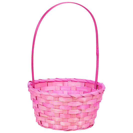 Coloured Bamboo Basket 20cm