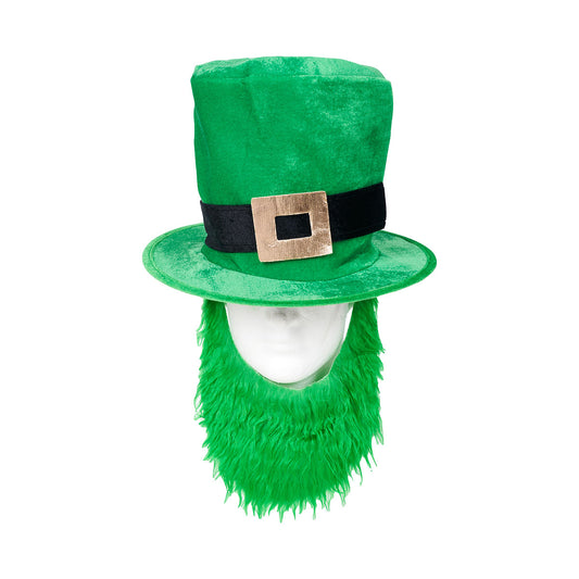 St Patrick's Day Top Hat with Beard