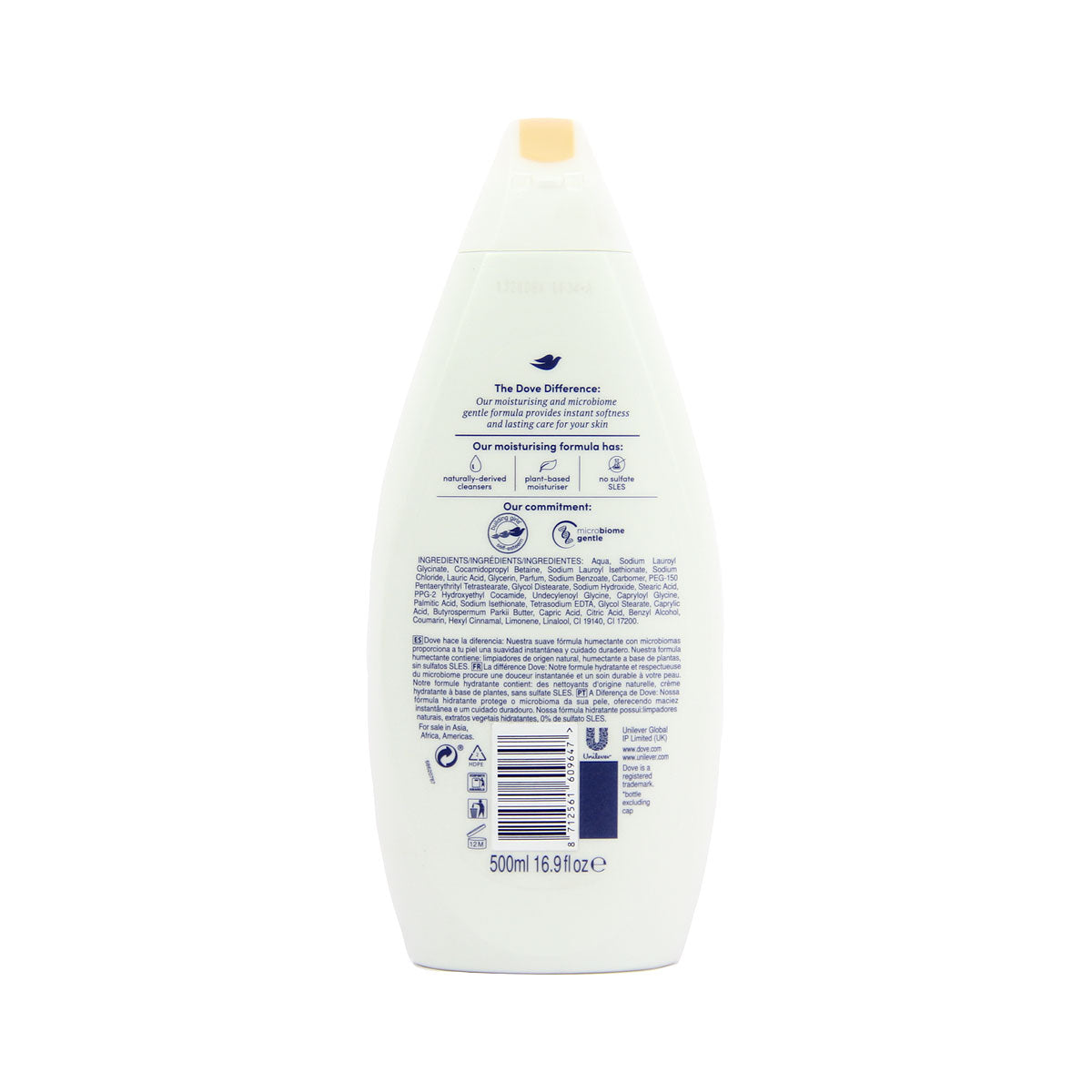 Dove Body Wash Shea Butter 500mL