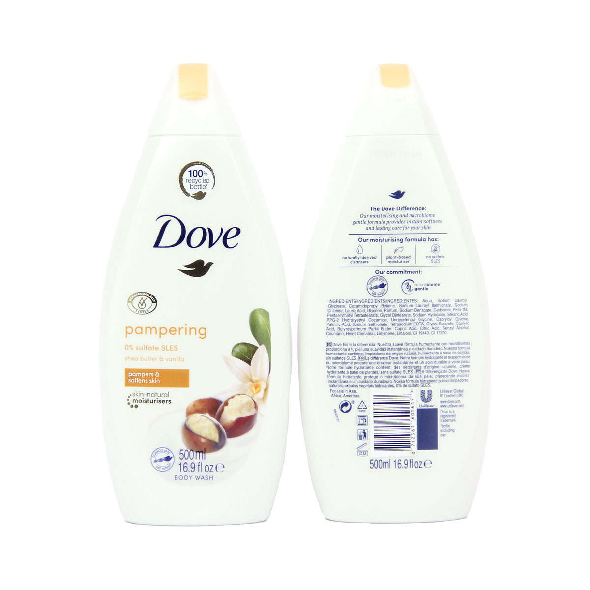 Dove Body Wash Shea Butter 500mL