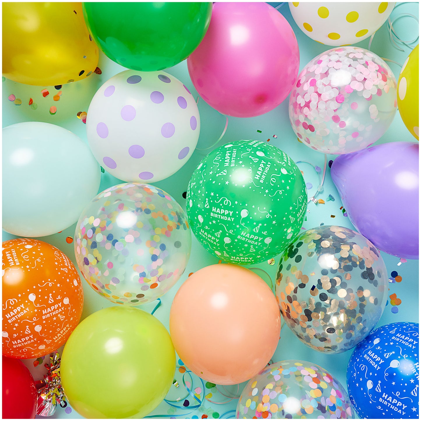 Balloon 50pk 25cm Assorted