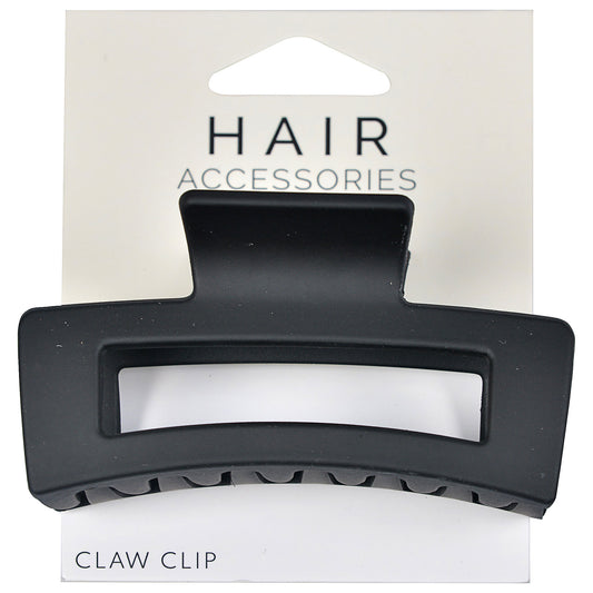 Rectangular Claw Clip Black