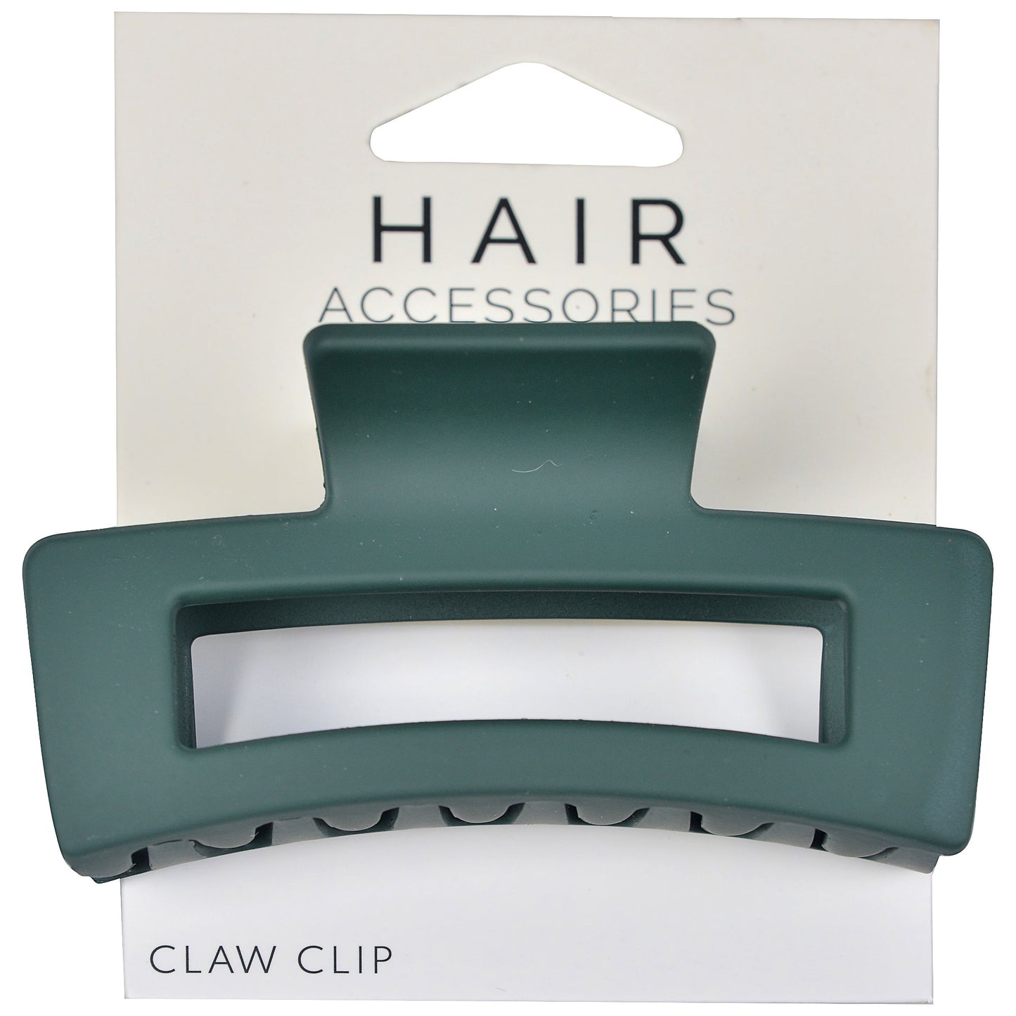 Rectangular Claw Clip - Green