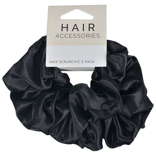 Black Scrunchie 2pk