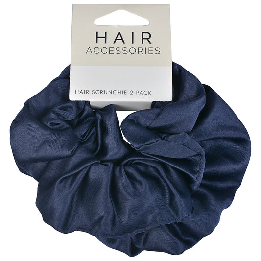 Navy Scrunchie 2pk