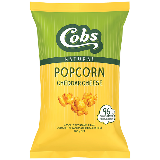 Cobs Cheddar Cheese Popcorn 100g