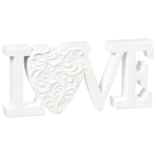 Love Sculpture Heart Ornament