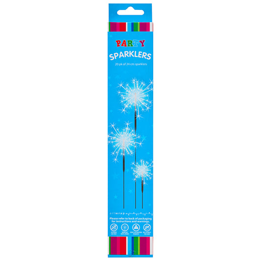 Sparkler Straight 24cm 20pk