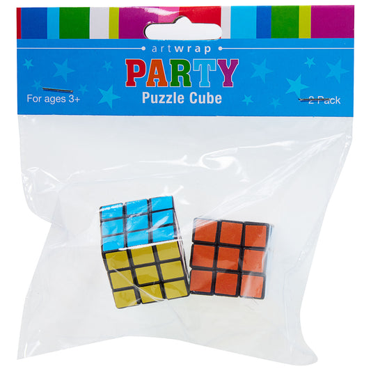 Party Favour Puzzle Cube 2pk