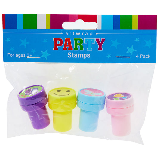 Party Favour Stamps 4pk