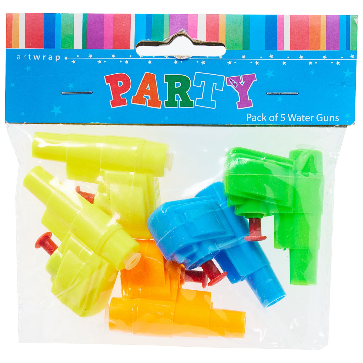 Party Favour Water Gun Small 5pk